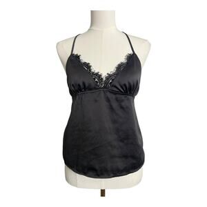 Playful Promises x Underclub Dark Coquette Top Blouse Shirt Lace Girly Romantic